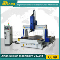 DX 1530 4 axis cnc router , 4th axis cnc foam cutting machine, wood engraving machine for sale